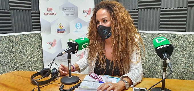 Carmen Alonso en Radio Insular