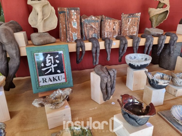 Piezas artesanales presentes en la Feria Insular de Artesanía 2022
