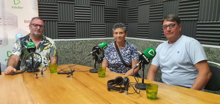 Giráldez, González y Recouso en Radio Insular